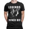 T-shirt Homme Legends Never Die Signature Charlie Kirk 100% Coton T-shirt Manches Courtes T-shirt Col Rond Vêtements Été