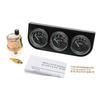 52MM 3in1 Meter Water Temperature Gauge Volt Meter Oil Pressure Gauge Kit with Water Temp Sensor 10mm Triple Meter Voltmeter