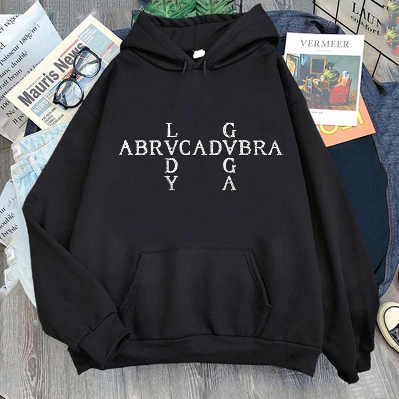 Lady Gaga Abracadabra Hoodies Printing Comfortable Aesthetic Sweatshirt With Hooded Gothic Clothing