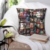 RETRO HORROR VHS ARTWORK   Square Pillowcase Pillow Cover Cushion Zip Decorative Comfort Throw Pillow for Home Bedroom