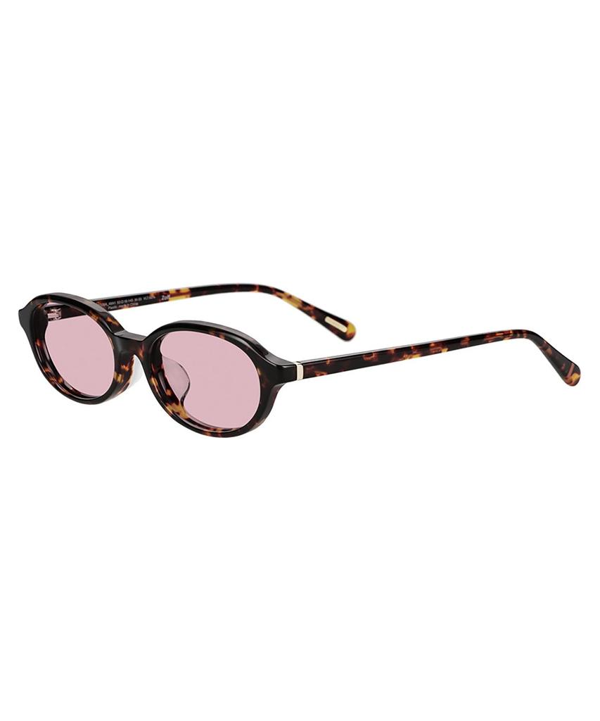 [Zoff] [WEB Exclusive] Oval Sunglasses (Brown (Demi Pattern) ZA261G0649A1) UNITED ARROWS Colored Lenses, Thick Frame, Stylish, UV Protection, Unisex,