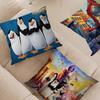 The P-Penguins of M-Madagascar Pillow Gift Home Office Decoration Bedroom Sofa Car Cushion Cover Case 45x45