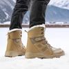 Winter Men's Warm Hiking Boots Outdoor Plush Snow Boots 39-46