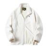Manteau Épais Rembourré en Polaire pour Homme Vestes en Polaire Berber pour Homme Vintage Col Montant Polaire Polaire Veste d'Hiver Hauts Chauds