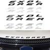 3D ABS EXPLORER litery Logo maska samochodu znaczek z symbolem naklejki naklejki dla Ford Explorer Sport 2012 2013 2014 2015 2016 2017