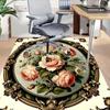 1PC Floral Pattern Extra Large Non-Slip Floor Carpet, Office, Family, Bedroom, Studio - Large Area Rug Indoor Rugs-W210