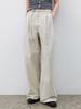ATELIER NAIN Belted Two Tuck Wide Summer Pants S (Pt-5776)