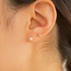 14k Lovely Mini Heart Piercing Earrings (14k Gold) LFP16