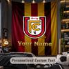 TapestryUnion Berlin FC Custom Name Text Personalized Wall Hanging Tapestry Home Wall Decor