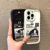 Case for iPhone 17 Pro Max 17e 12 Pro 15 Plus 16 Air 13 11 14 Phone Cover Coffee Shop Man