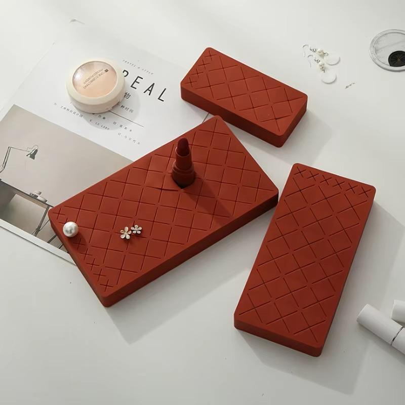 28/8 Grid Make -up Brush Eyebrow Pencil Pen Holder Silicone Lipstick Brushes Storage Cosmetics Display Stand Organizer