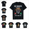 ZX 100 Cotton Boxer Is Calling I Must Go Funny Animal Pet Dog Lover TShirt Graphic Harajuku Fashion Tee T Shirt XS5XL