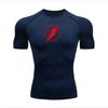 Jogging Quick-drying Breathable Top Summer Men's Running Compression T-shirt Short-sleeved T-shirt Gym Fitness Shirt ZY0025