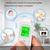 Infrared Forehead Digital Thermometer Gun IR Laser Non Contact Thermometer with 3 Color Backlight Display for Baby Adults