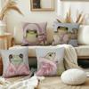 Funny Cute Cartoon Frog Cushion Cover Pillow Cover Decoration Room Home Sofa Living Office Car Nordic Simplicity
