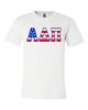 Alpha Delta Pi Bella + Canvas T Shirt USA Letter Top ADPI American Flag
