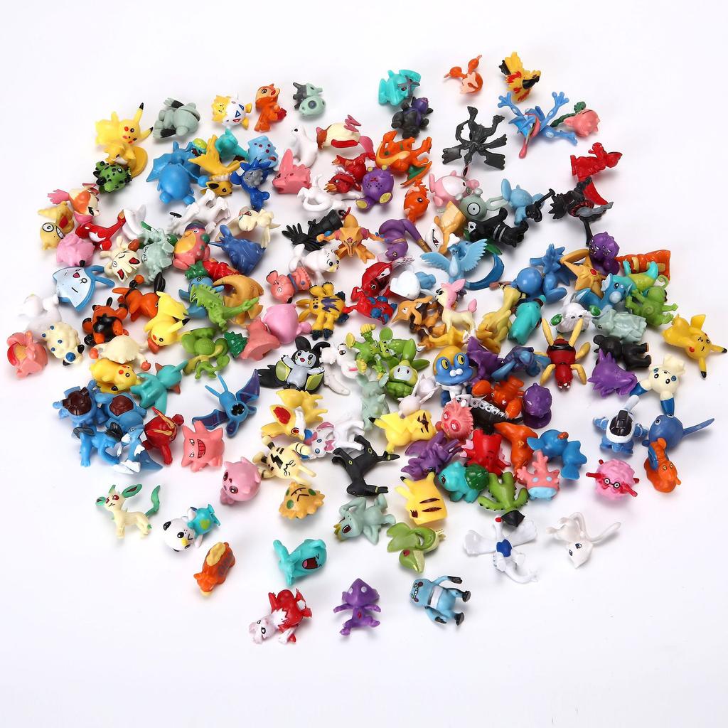 144 stuks Pokemon Mini Actiefiguren Set – Blind Box Verrassings Collectie, Ideaal Cadeau voor Fans & Verzamelaars (Mogelijke duplicaten)