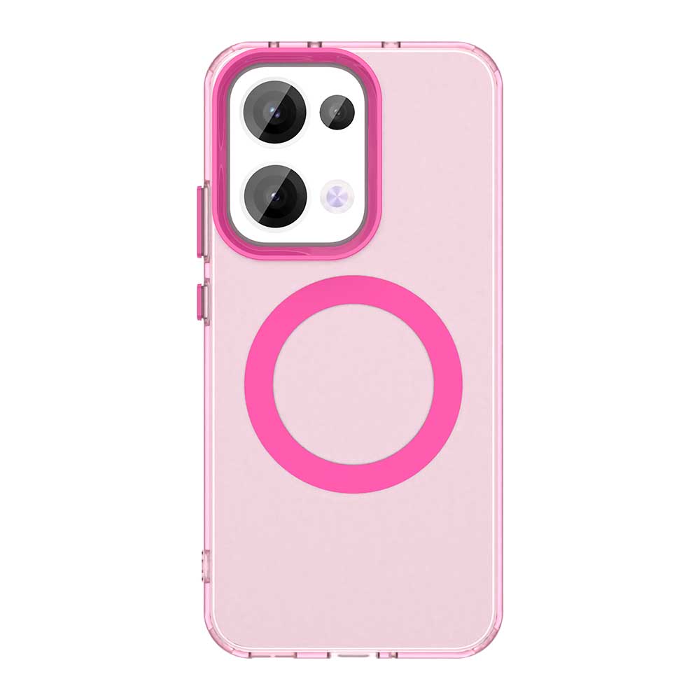 Matt genomskinligt linsskyddsfodral för OPPO Reno 13 13F 13 F Reno13 Pro Reno13F Magsafe Magnetiskt trådlöst laddningsskydd