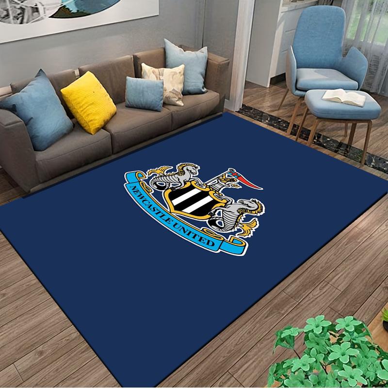 "Blue Carpet with Newcastle United Logo for Bedroom or Living Room" Suitable for Use As an Anti-slip for Living Room Bedroom Sofas