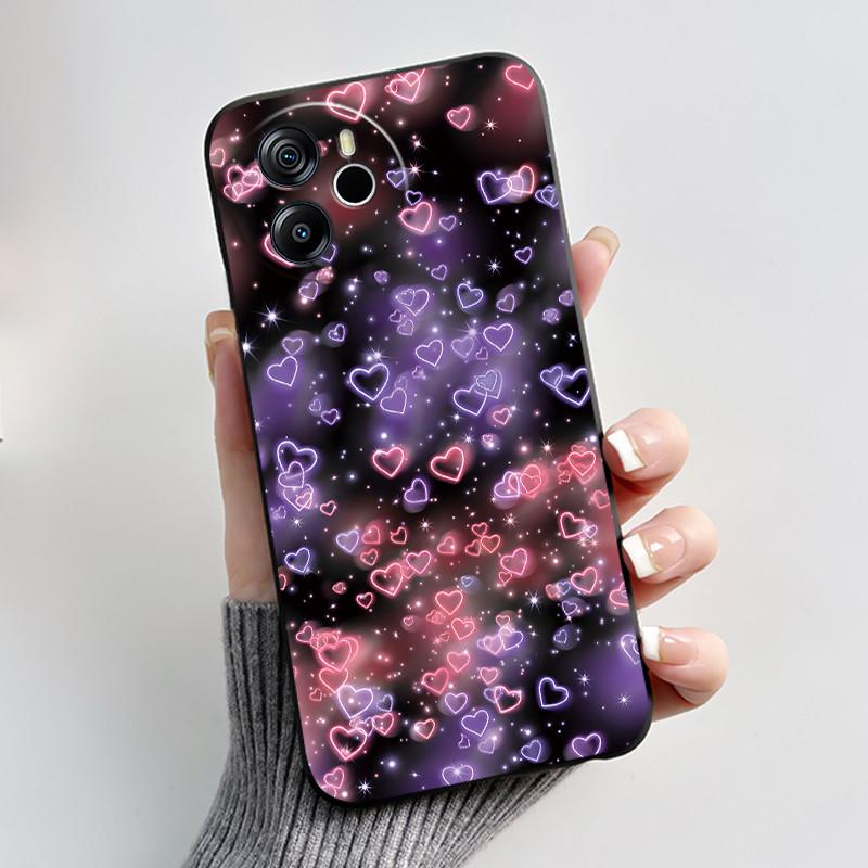 För Blackview Oscal Tiger 12 6.78" 2023 Blackview Shark 8 Baksida Telefonfodral Lyxigt Sött Kärlek Kanin Roligt TPU Mjukt Silikonfodral