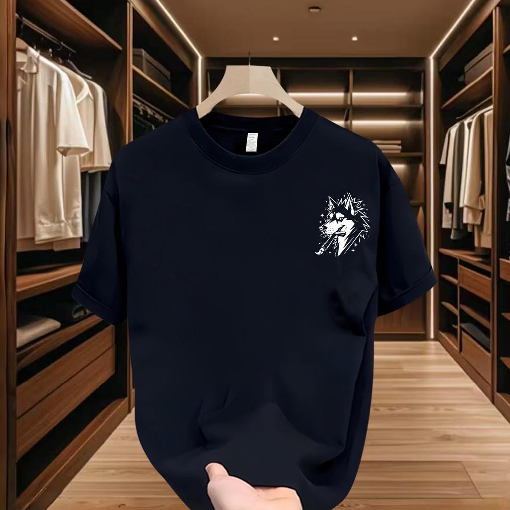 Marchandises Explosives Exclusives Transfrontalières, Bonnes Marchandises 100% Coton Haut de Gamme Manches Courtes Mode Décontractée Polyvalente Ample T-shirt Tendance