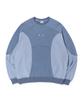 CRITIC Incision Pigment Sweatshirts Blue