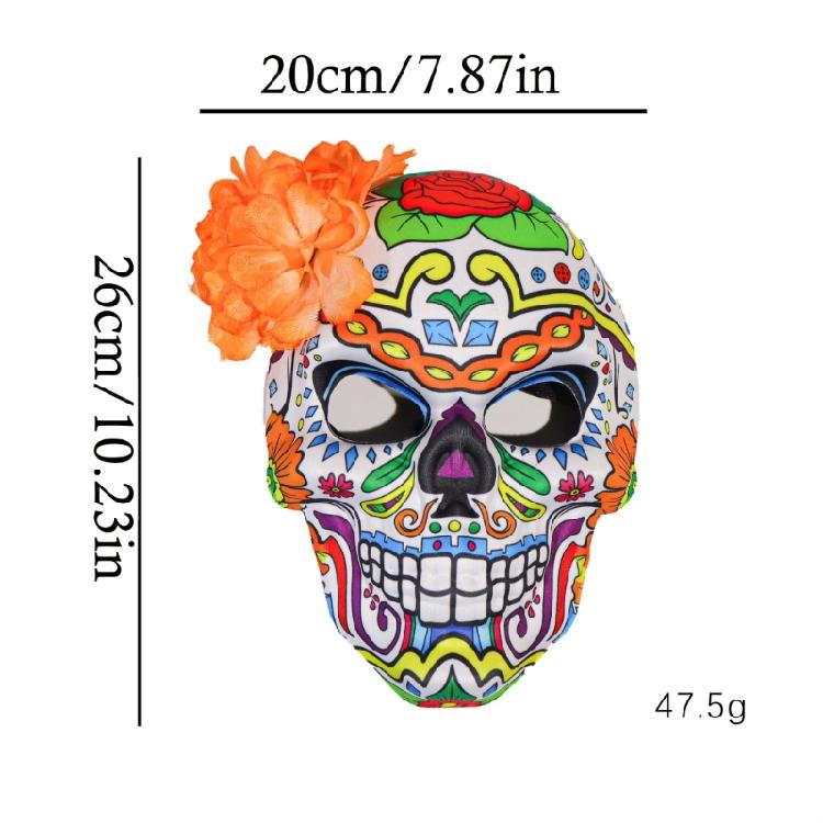 Tag der Toten Maske Zucker Skelett Maske Halloween Cosplay Kostüme Maskenbälle Maske Zuckerschädel Mexikaner Design Maske