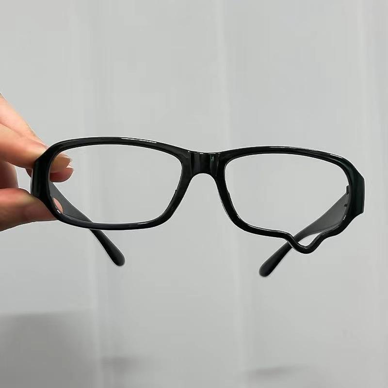 Y2K Anime Glasses No Lens Decorative Eyeframe Cosplay Kawaii Party Accessories Teardrop Style