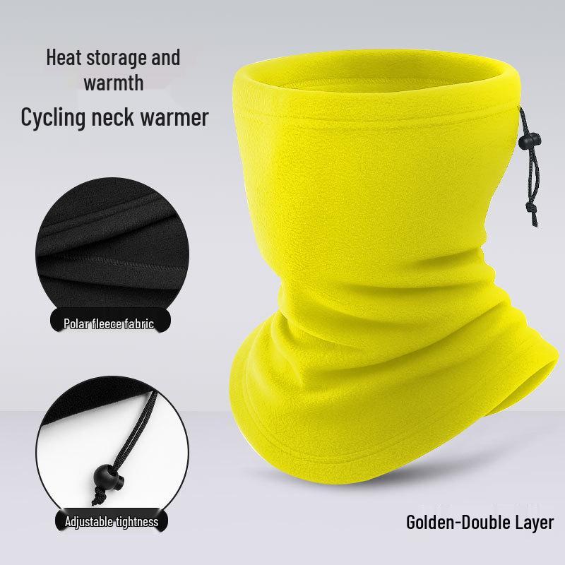 Adjustable Multifunctional Neck Warmer: Windproof Skiing & Cycling Gaiter for Autumn & Winter