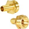 High Quality 2PCS 3/8 Hose Barb To 3/4 GHT Male For Water Plumb Irrigation