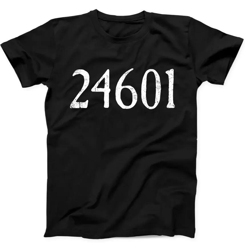 24601 Zainspirowane Les Misérables Śmieszny Prezent Czarny T-shirt 361
