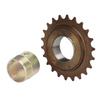 Conjunto Adaptador de Roda Livre de Bicicleta Profissional Adaptador de Roda Livre de 30,5mm Kit Roda Livre de Velocidade Única 22T para