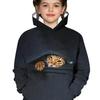 Kids Girl Clothes Hoodies Long Sleeve Cartoon Cat Print Autumn Children Clothes Girl Kawaii Girl Top Outdoor Children's Clothing