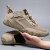 Top Layer Leather Men's Shoes Men's Sports Casual Shoes All-Matching and Lightweight Breathable Mesh Shoes