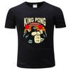 Camiseta verano hombre marca camiseta Divertido King Pong Camiseta Hombres Tenis de mesa Paleta Camiseta Idea de regalo camiseta algodón hombre