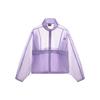 Einfarbige Strickjacke Jacke Damenjacken Lila AJDT168-3