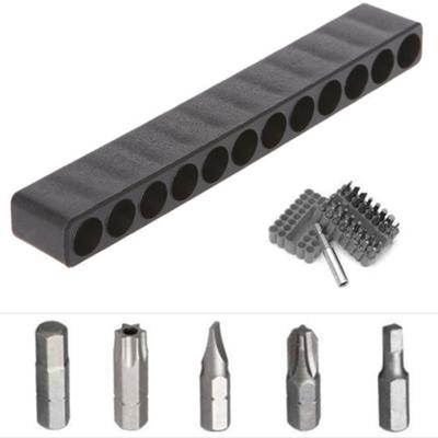Schraubendreher-Bithalter mit reichlicher Aufnahmekapazität für 1012 Bits