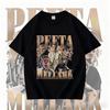 2025 Summer 90s Peeta Mellark Vintage Graphic Josh Hutcherson Print Breathable Short Sleeve100 Pure Cotton Printed Tshirt Y2k
