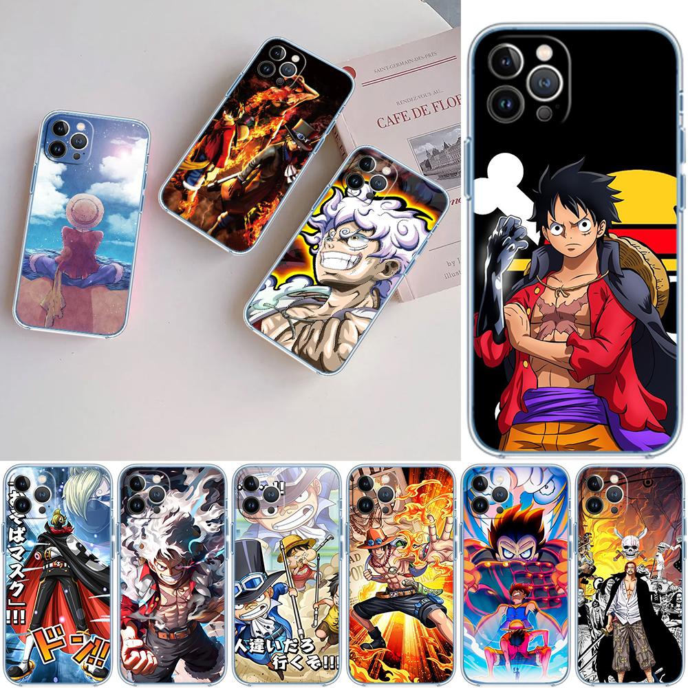 One Piece Luffy Soft Shell Transparent Phone Case for Samsung Galaxy A04 A04S A14 A23 A34 A54 M23 M33 M52 M53
