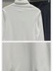 Heren Slim-Fit Effen Kleur Dubbelzijdig Fluweel Lange Mouw Pullover Shirt voor de Herfst