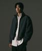 Hooves Reversible Fleece Two-Way Blouson Jumper [Charcoal]