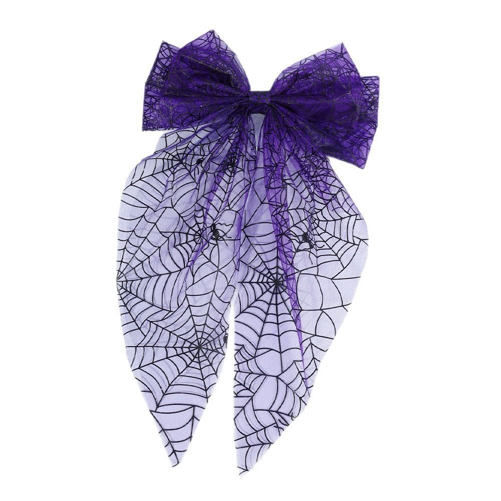 Lace Bow Children's Hair Accessory  Sweet Forest-style Hair Clip  Elegant Ribbon Mesh Embroidered Hair Clip for Women
