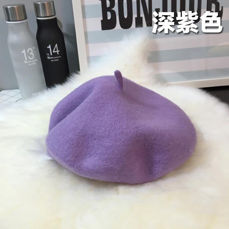 Sophisticated Wool Beret Hat For Women Elegant And Youthful Ideal For Travel And Outdoor Activities