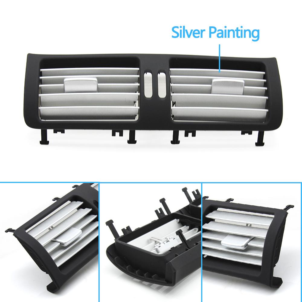 Front Rear Fresh Air Conditioner Chromed AC Vent Outlet Grille Cover For Mercedes Benz W251 2009-2018 R300 R320 R350 R400
