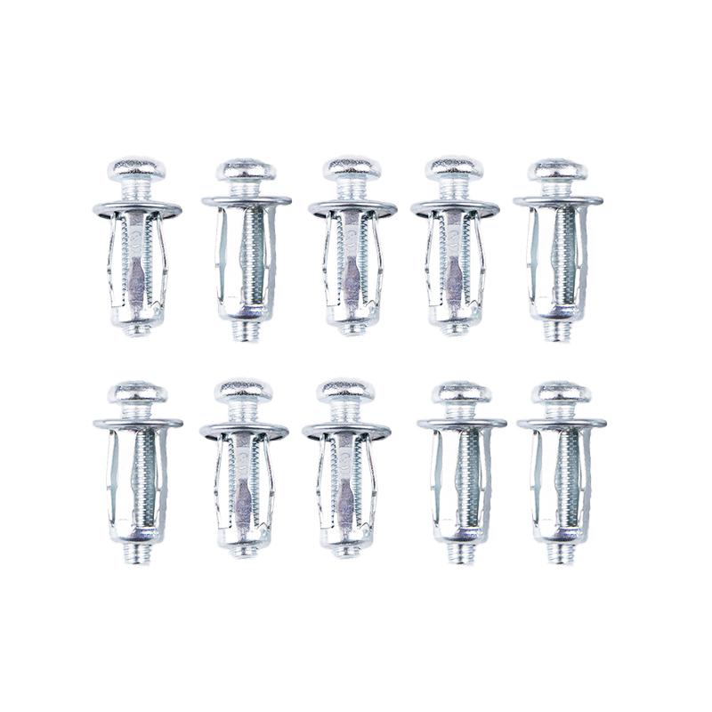 10 pièces M5/M6 Jack écrous voiture métal vis pétale écrous vis pour mur creux peau de fer