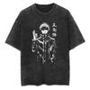 Satoru Gojo T Shirt Jujutsu Kaisen Anime Men Vintage Acid Wash Oversized Cotton Unlimited Void Hand Seal Graphic Tees 2026