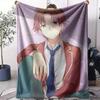 Classroom of the E-Elite Anime Throw Soft Flannel Throw Summer AC Blanket Lightweight Cool Nap Blanket for Sofa Bed Couch Travel