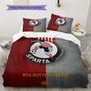 Sparta Rotterdam Ensemble de couette et taies d'oreiller Décoration de maison Cadeau d'anniversaire (1 housse de couette + 2 taies d'oreiller, sans garniture.)