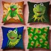 Trending KKermit the Froged Cushion Cover Premium SkinFriendly Pillow Case MultiPurpose for Home Office Travel