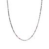 Necklace - LUXENTER - Serly - Multicolored Zircon - Silver Finish - Rhodium Plated